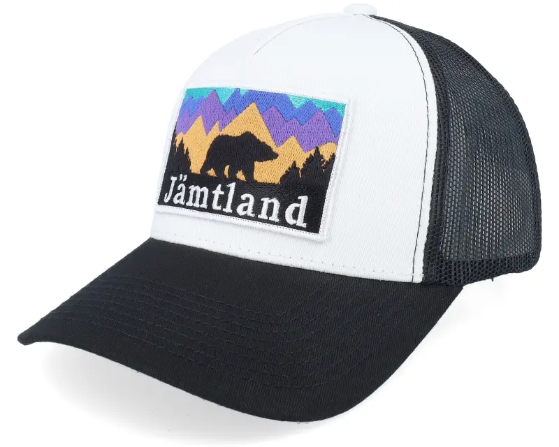 Wild Spirit Swedish Jämtland Landscape White/Black A-Frame Trucker online