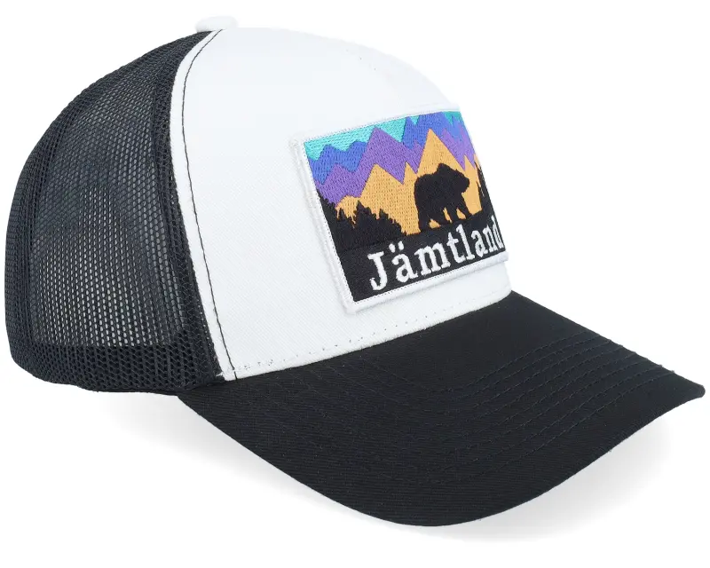 Wild Spirit Swedish Jämtland Landscape White/Black A-Frame Trucker online