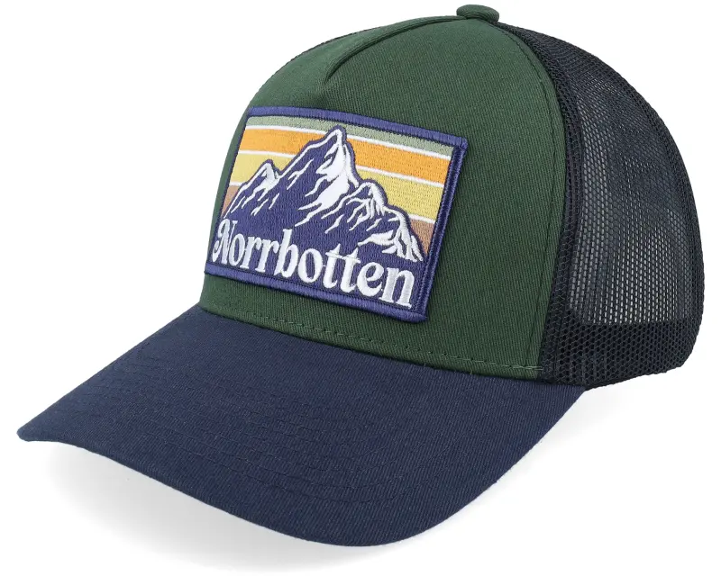 Wild Spirit Swedish Norrbotten Landscape Dark Green/Black/Navy A-Frame Trucker online