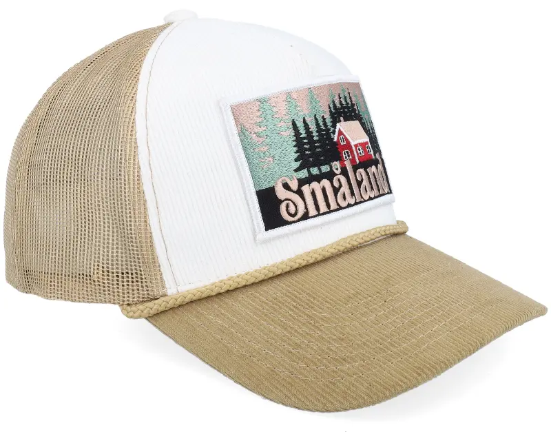 Wild Spirit Swedish Småland Landscape Rope Cord Off White/Khaki A-Frame Trucker online
