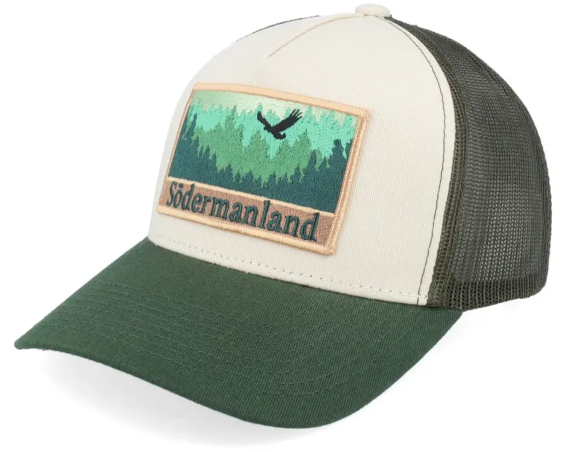 Wild Spirit Swedish Södermanland Landscape Stone/Olive/Dark Green A-Frame Trucker online