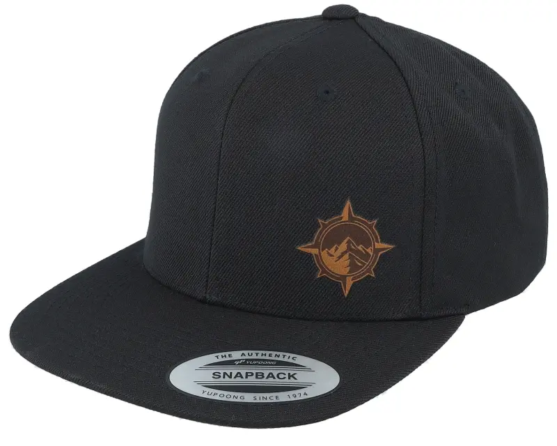 Wild Spirit Windrose Mountain Brown Patch Black Snapback online