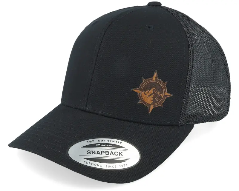 Wild Spirit Windrose Mountain Brown Patch Black Trucker online