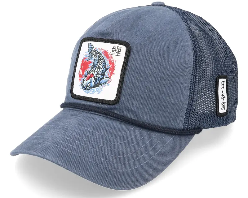 Yapan Tancho Koi Fish 939 Bachelor Indigo/Navy Trucker online