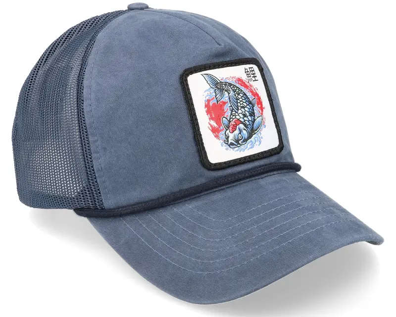 Yapan Tancho Koi Fish 939 Bachelor Indigo/Navy Trucker online