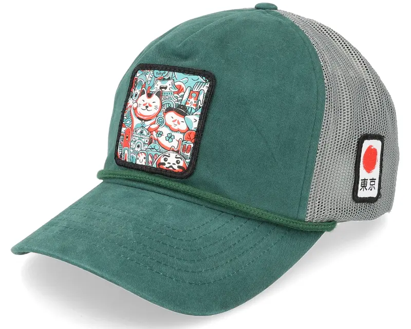 Yapan Tokyo Maneki-neko 939 Spruce/Grey/Pine Trucker online