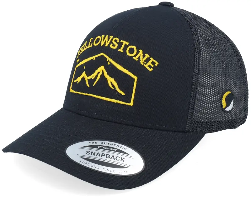 Yellowstone Mountain Black A-Frame Trucker online