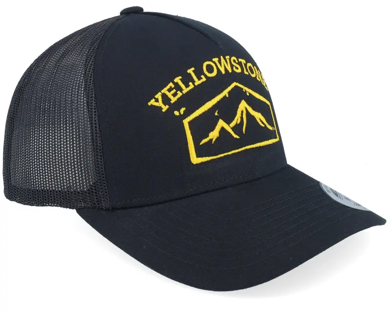 Yellowstone Mountain Black A-Frame Trucker online