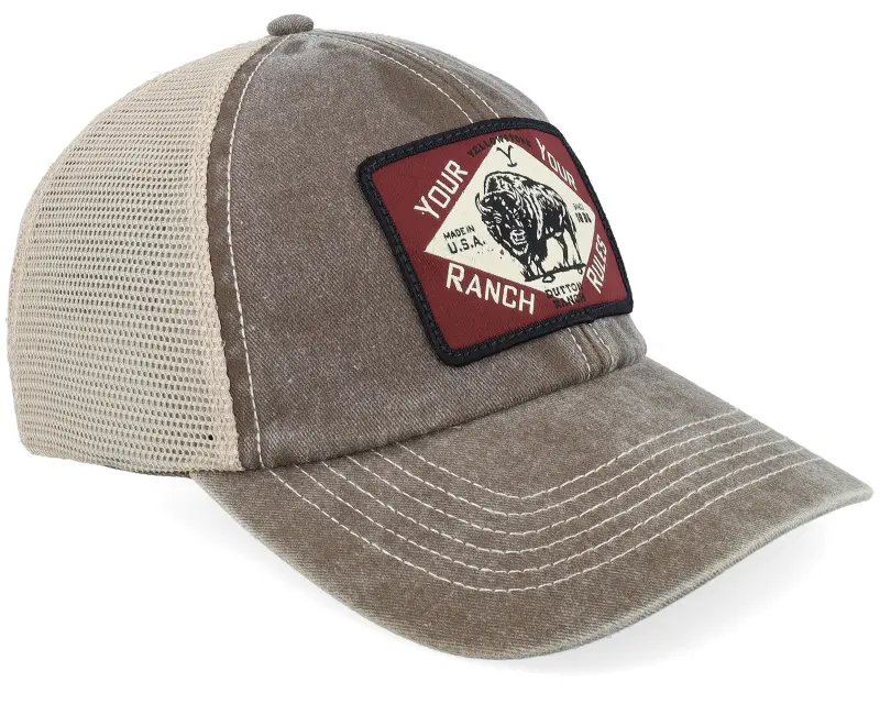 Yellowstone Your Rules Washed Brown/Stone Trucker online
