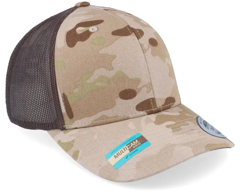 Yupoong 6-Panel Multicam Arid/Brown Trucker online