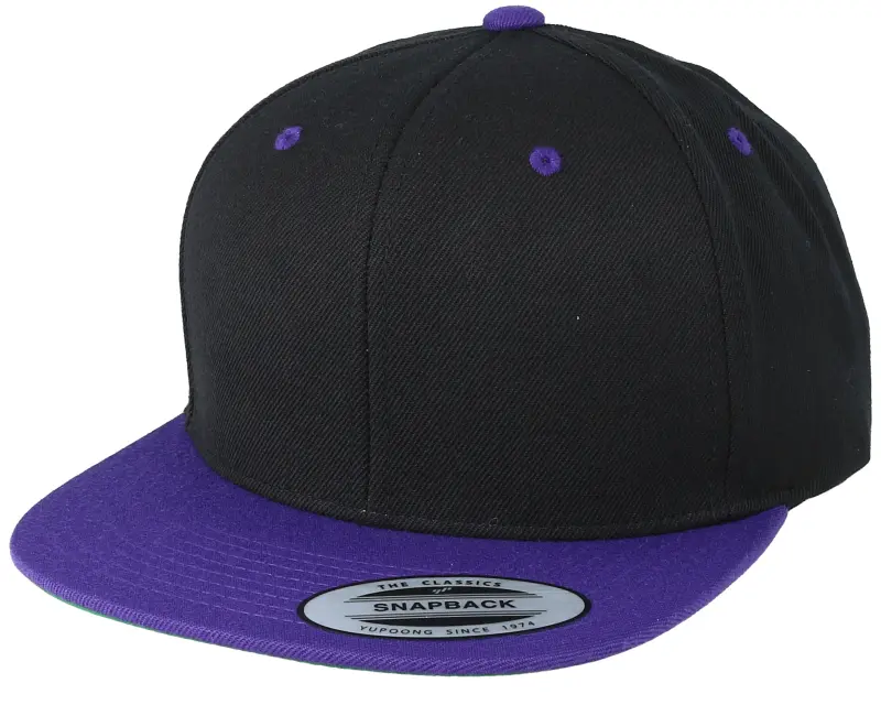 Yupoong Black/Purple Snapback online