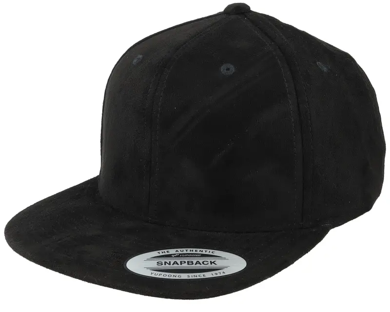 Yupoong Black Suede Snapback online