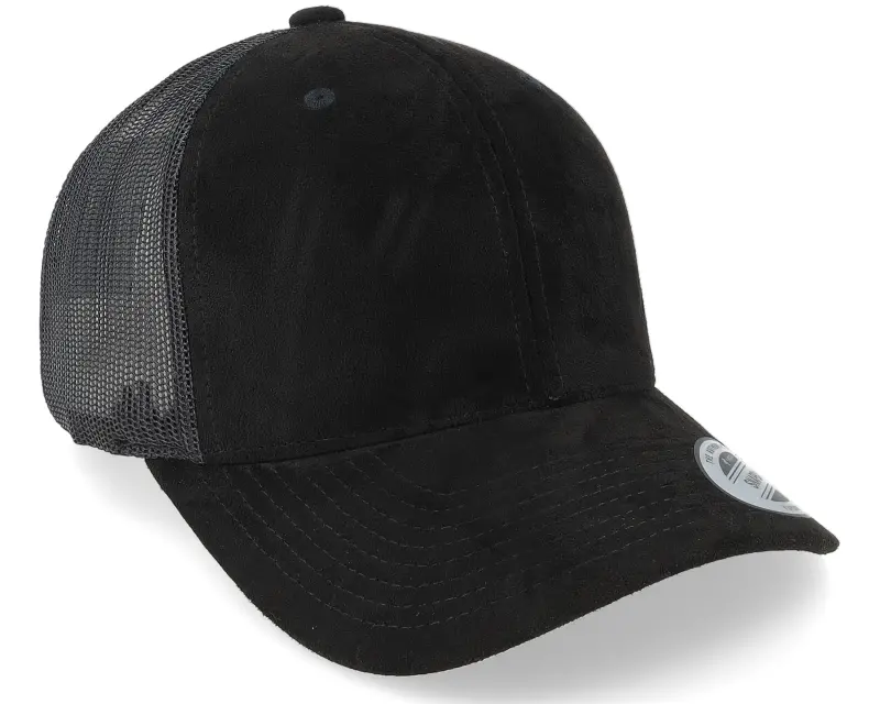 Yupoong Black Suede Trucker online