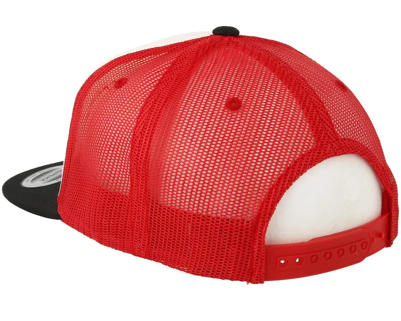 Yupoong Black/White/Red Trucker online
