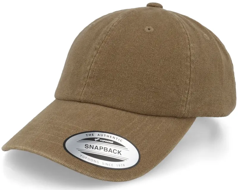 Yupoong Canvas Dark Olive Dad Cap online