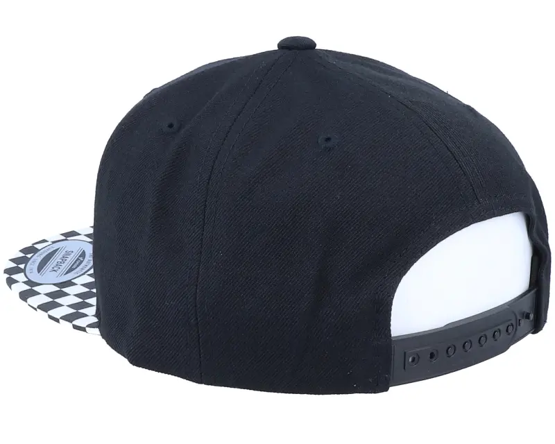 Yupoong Checkered Brim Black Snapback online