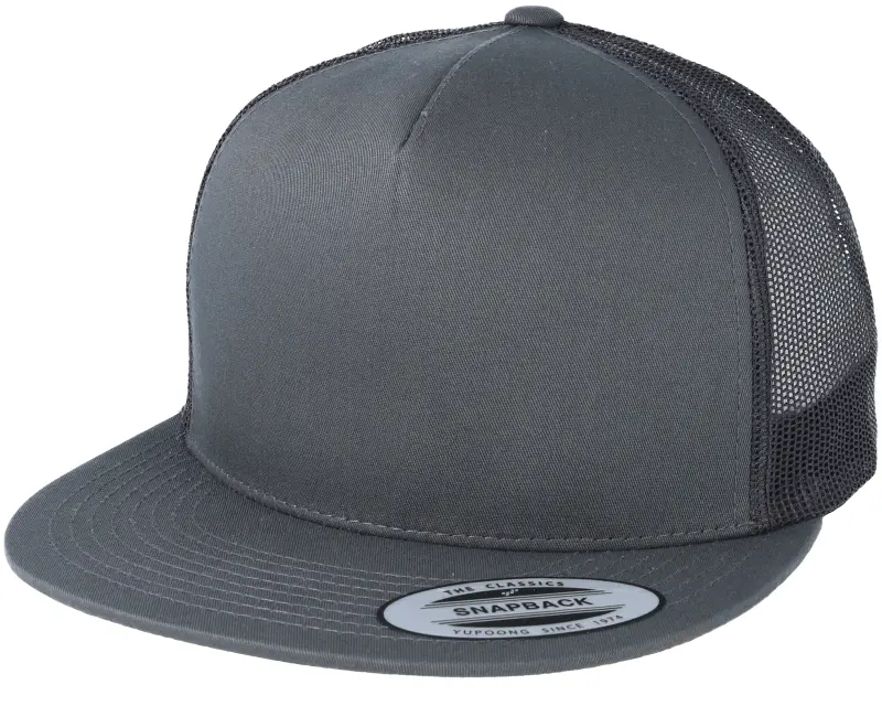 Yupoong Classic Charcoal A-Frame Snapback Trucker online