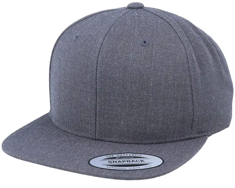 Yupoong Classic Dark Heather Grey Snapback online