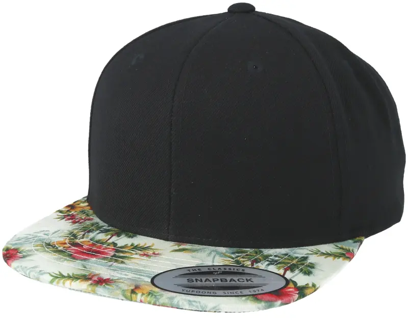 Yupoong Floral Mint Black Snapback online