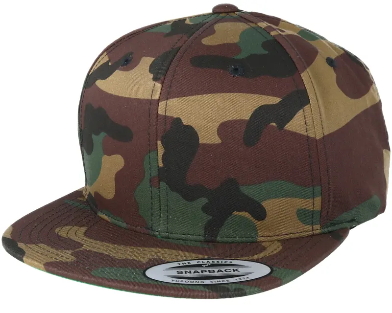 Yupoong Green Camo Snapback online