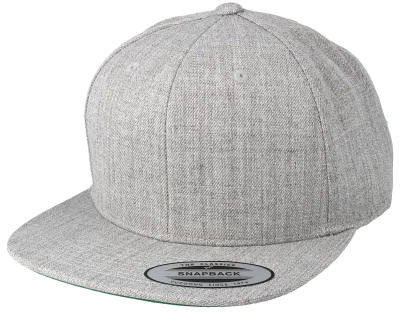 Yupoong Heather Grey Snapback online