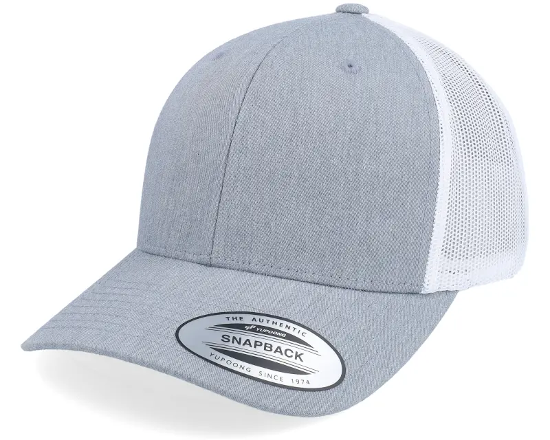 Yupoong Heather Grey/White Trucker online