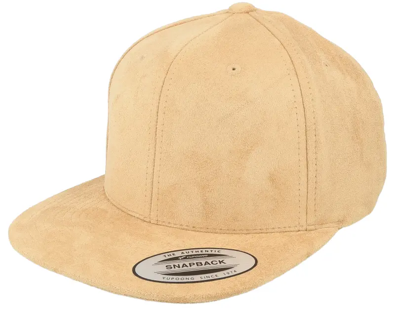 Yupoong Khaki Suede Snapback online