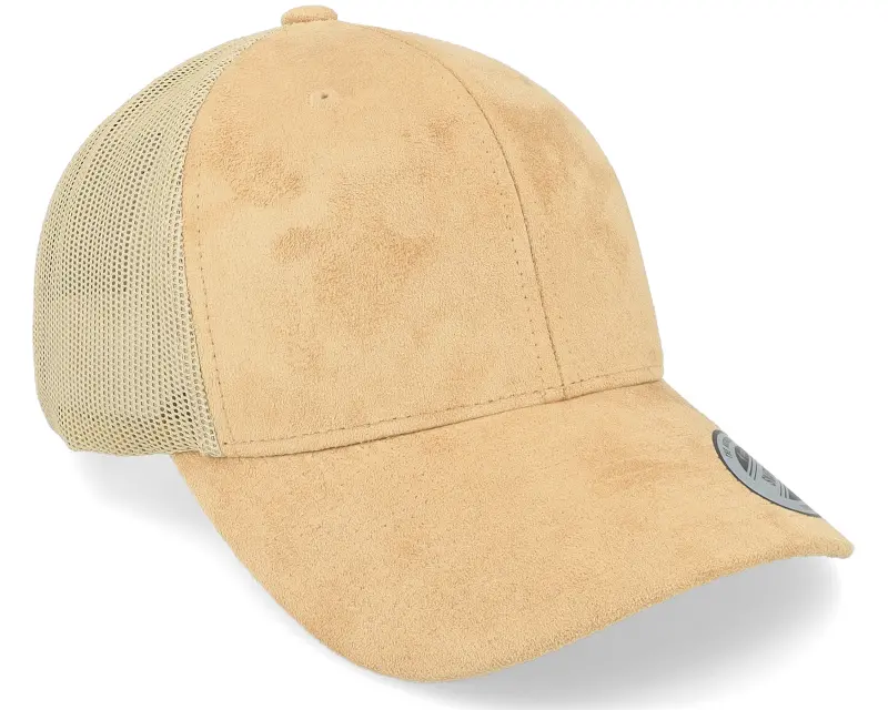 Yupoong Khaki Suede Trucker online