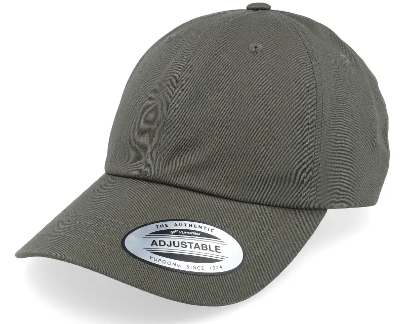 Yupoong Low Profile Cotton Twill Burnt Olive Dad Cap online