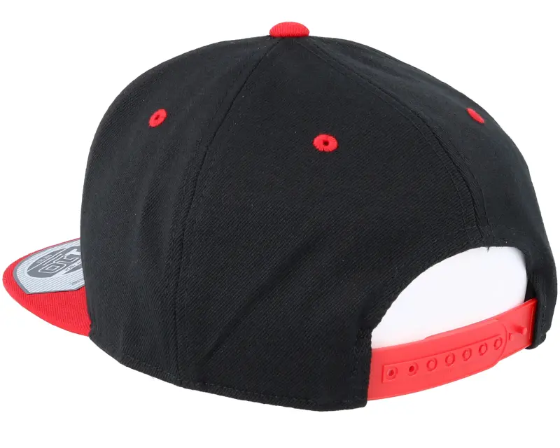 Yupoong Lux Black/Red 110 Snapback online