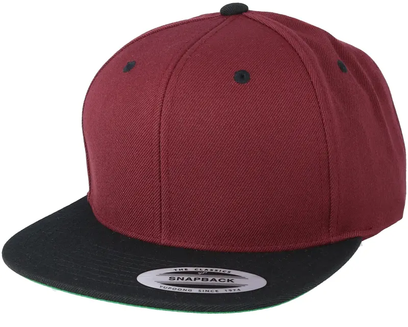 Yupoong Maroon Black Snapback online