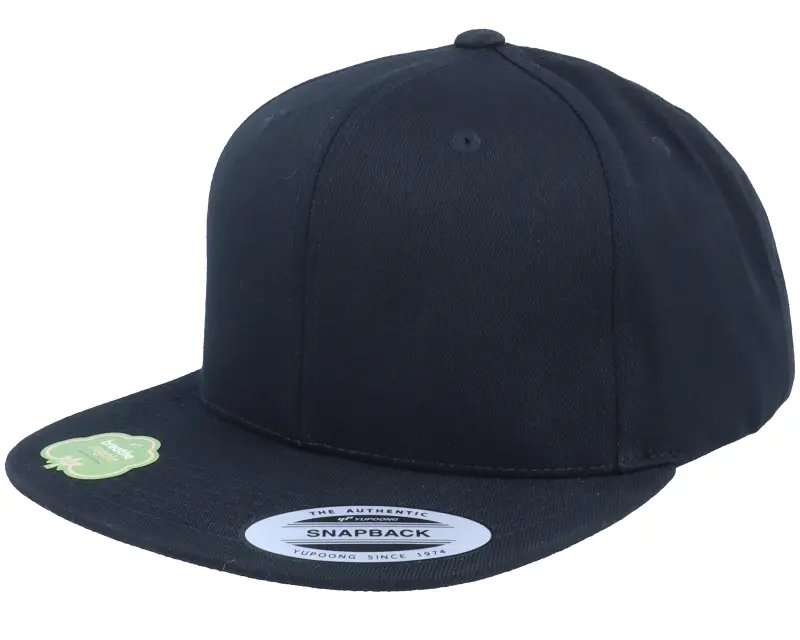 Yupoong Organic Black/Black Snapback online