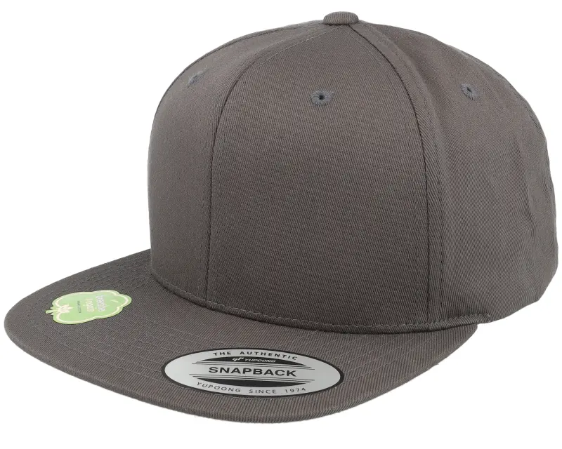 Yupoong Organic Cotton Dark Grey Snapback online