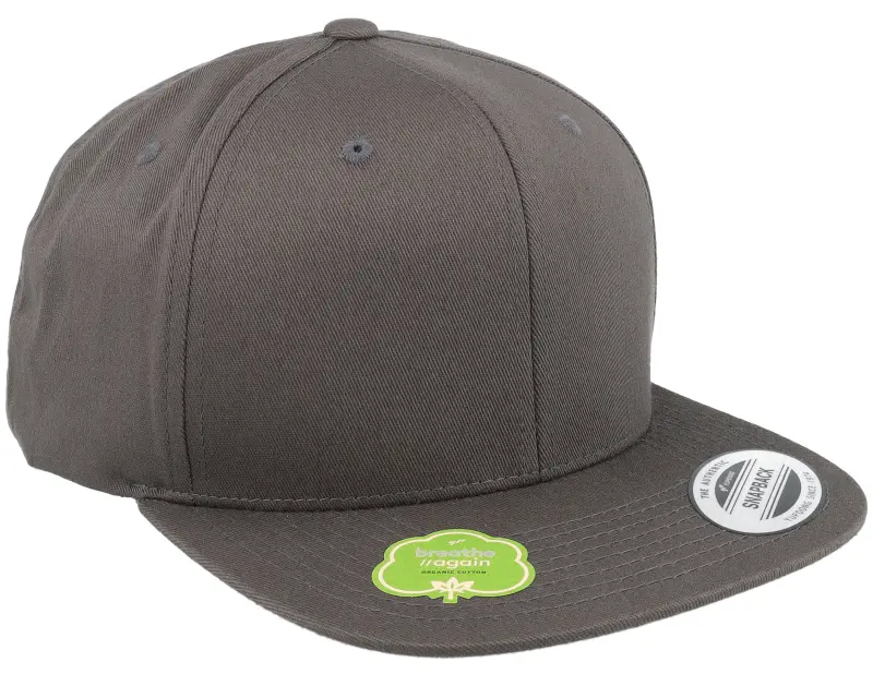 Yupoong Organic Cotton Dark Grey Snapback online