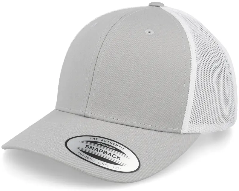 Yupoong Retro 2-Tone Silver/White Trucker online