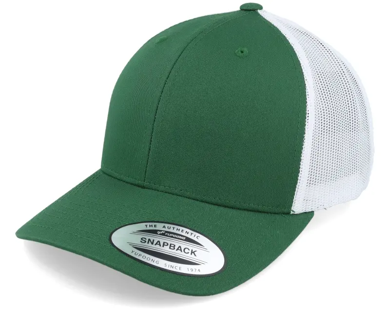 Yupoong Retro Evergreen/White Trucker online