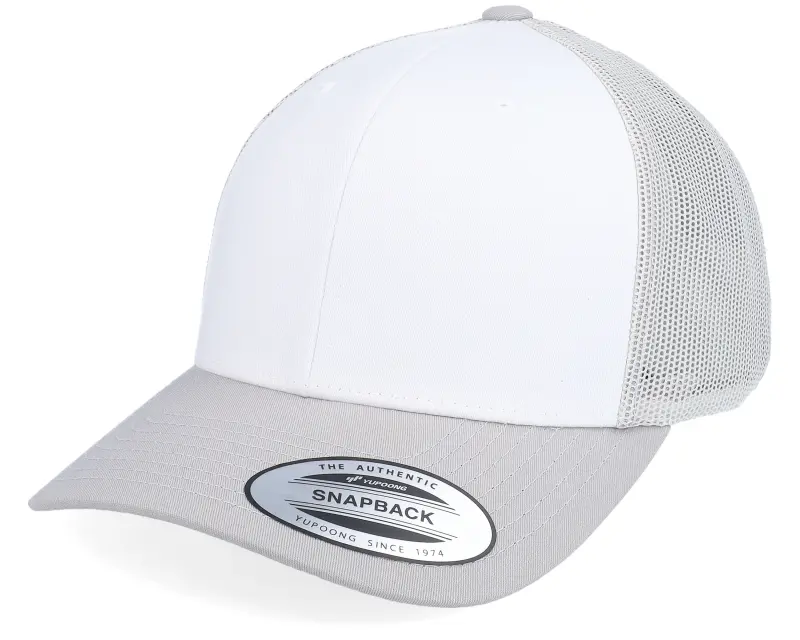 Yupoong Retro Silver/White/Silver Trucker online