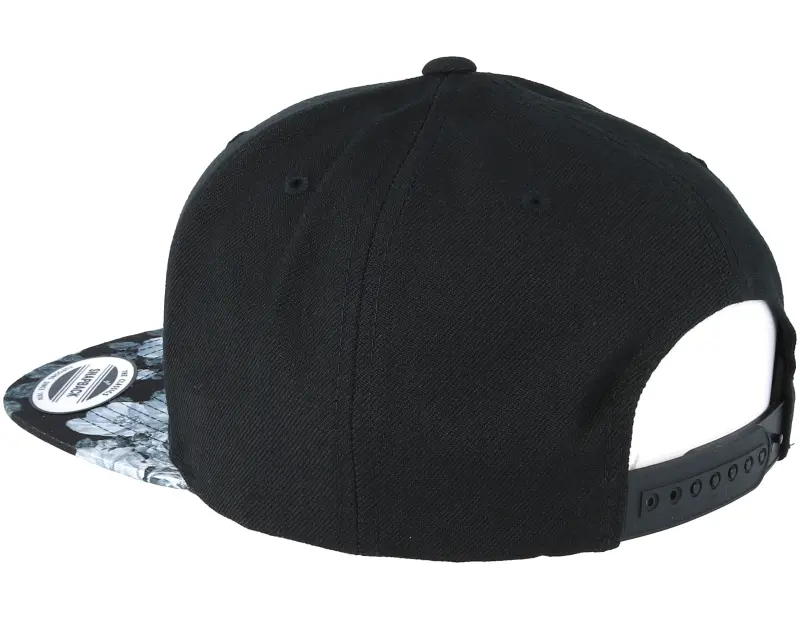Yupoong Roses Black/Grey Snapback online