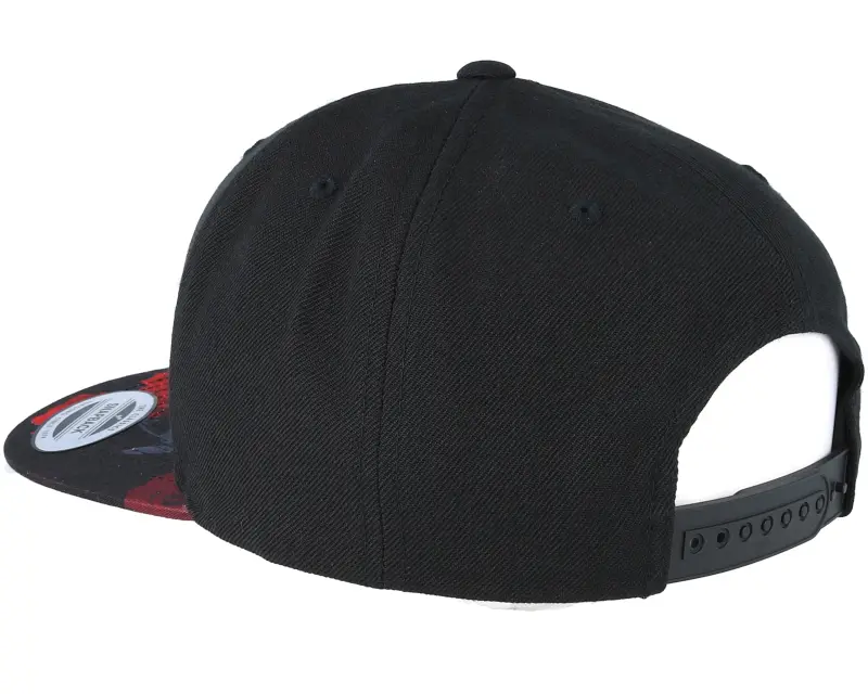 Yupoong Roses Black/Red Snapback online