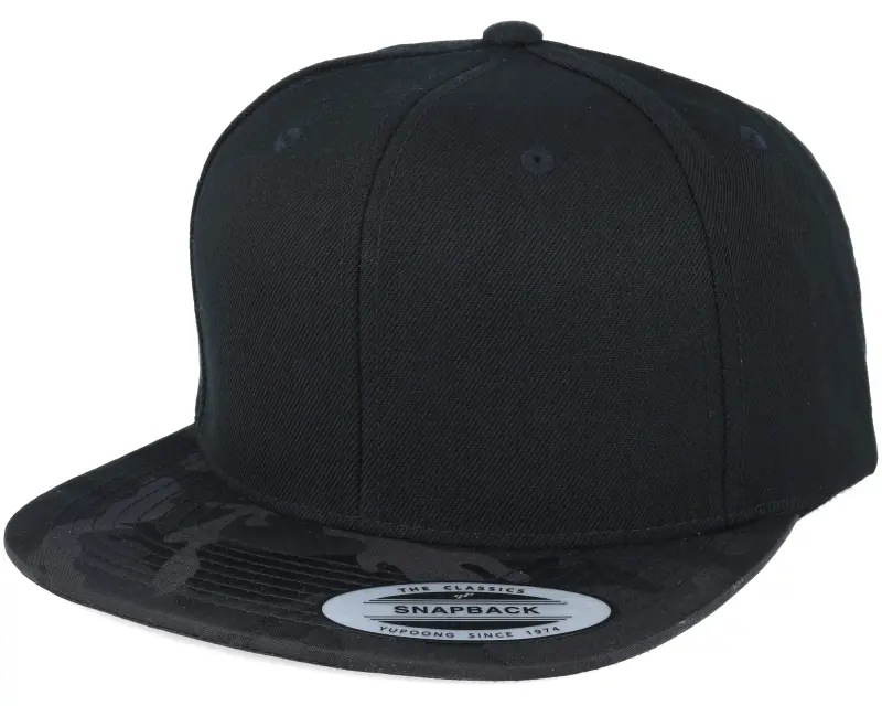 Yupoong Visor Black Camo Snapback online