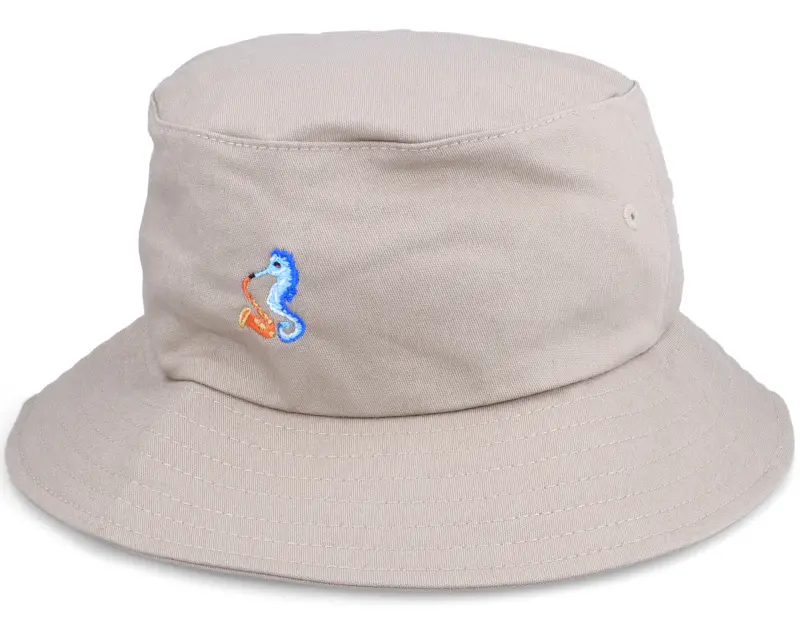 Abducted Tiny Sea Horse Saxophone Khaki Bucket online