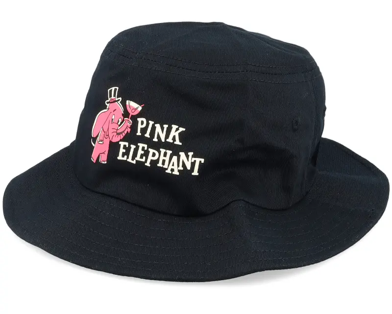 American Needle Pink Elephant Twill Screen Black Bucket online