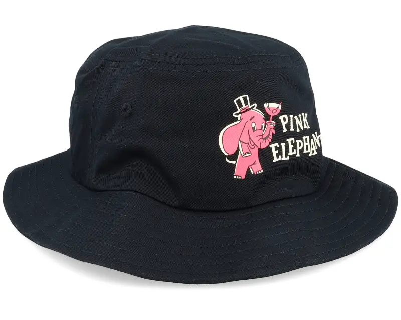 American Needle Pink Elephant Twill Screen Black Bucket online
