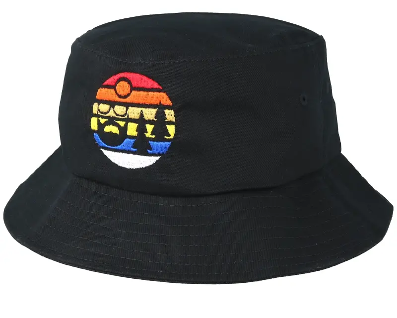 Bearded Man Sunset Logo Black Bucket online