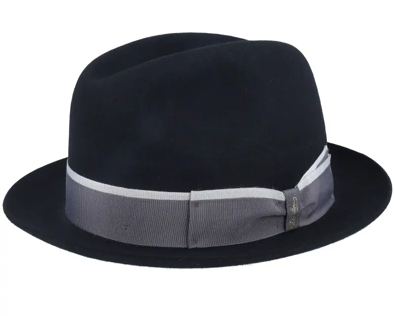Borsalino Superfine Wool Black Fedora online