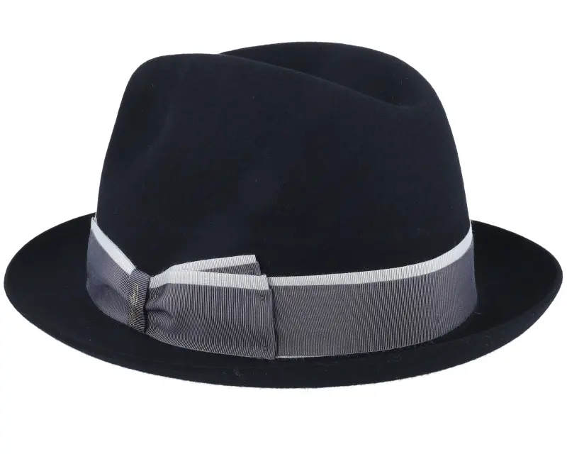 Borsalino Superfine Wool Black Fedora online
