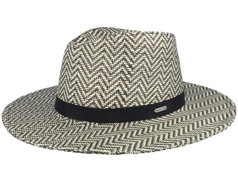 Brixton Carolina Packable Black/Natural Straw Hat online