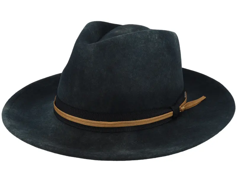 Brixton Dayton Convertible Brim Ranch Black Worn Wash Western online