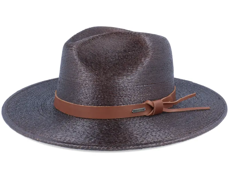 Brixton Field Proper Deep Brown Straw Hat online