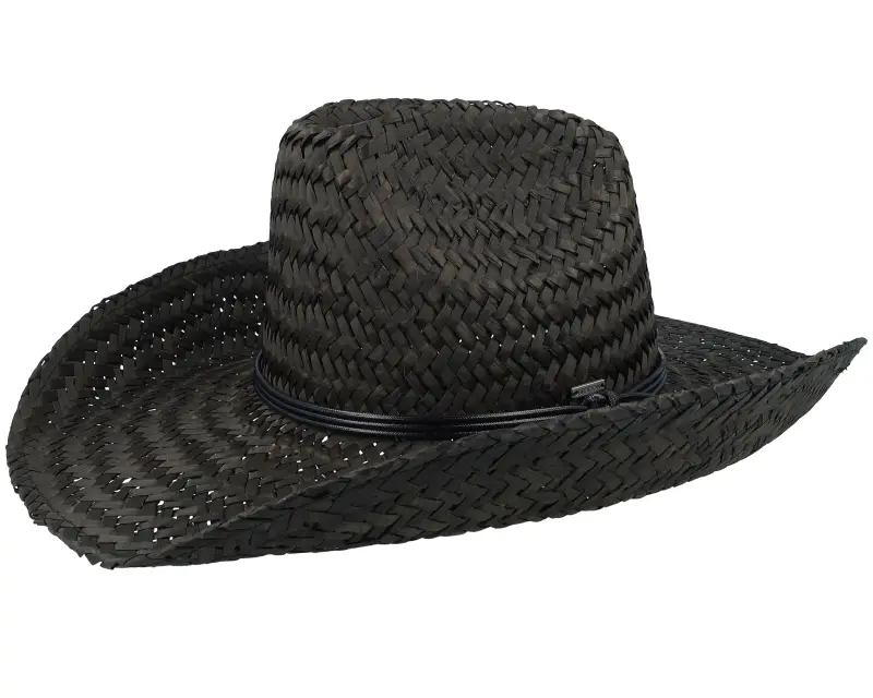 Brixton Houston Ii Straw Cowboy Black Straw Hat online